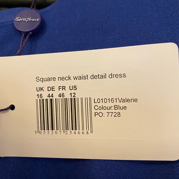 Seraphine’s Royal Blue Tailored Maternity Dress - Picture 4 of 13